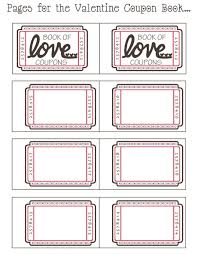 Blank Coupons Templates Coupon Book Ideas For Husband Love Printable