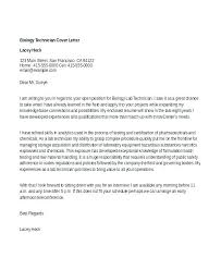 Research Assistant Cover Letter Sample Biology For Lab Chemical