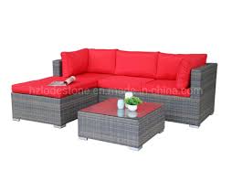 Cushions Rattan Corner Sofa Set