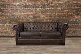 King Arthur Studio Size Leather Sofa