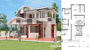 One master bedroom and one common bedroom, kitchen, and dining village house plans: 4 Bedroom Contemporary Residence India Modern House Plans Kerala