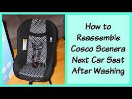 Reassemble Cosco Scenera Next Car Seat