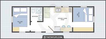 Gorgeous Two Bedroom Tiny House Designs