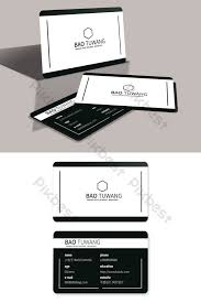 How to design black and white templates in 4 simple steps. Simple And Style Black White Business Card Design Template Psd Free Download Pikbest