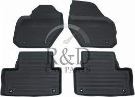 rubber floor mat set black volvo xc60