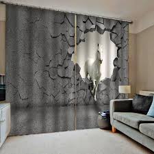 Accentuate the rooms in your home with curtains, which come in a variety of colors, styles, and lengths. Grey Wall 3d Curtain Luxury Blackout Window Curtain Living Room White Horse Curtains Blackout Curtain Curtains Aliexpress