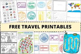 best free travel printables for kids