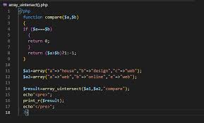 php array uintersect function