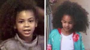 Image result for beyonce and blue ivy lookalike