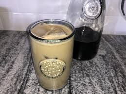 homemade coconut cold brew horchata