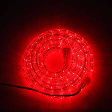 Lights Com Decor String Lights Rope Lights Super Bright Plasma Expandable Led Plug In Rope Lights Red
