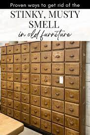 Get Rid Of The Musty Smell In Old Furniture