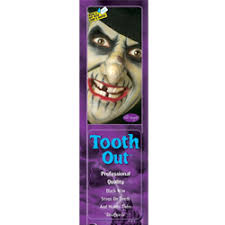 tooth blackout halloween makeup