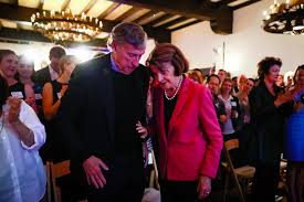 Senate, becoming the first jewish women senators, the first female an advocate and advisor on prison reform to california governor edmund (pat) brown, feinstein became the first woman president of the san. Dianne Feinstein Says She S Staying In Senate Regardless Of Husband S Plans