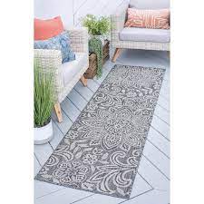 tayse rugs veranda fl charcoal 3 ft