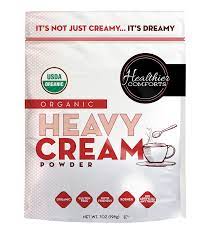 organic heavy cream powder certified