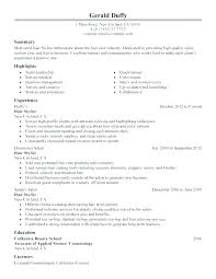 Cosmetology Instructor Resume Examples Resumes Beautician Layout