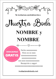 invitaciones de boda sencillas