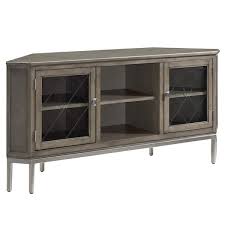 Leick Home 57 In Gray Corner Tv Stand