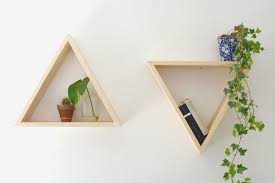 Diy Triangle Shelves Ine Burke