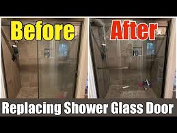 Frameless Shower Door With Clear Glass