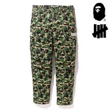 Details About S 2xl A Bathing Ape Mens Bape X Undefeated Abc Camo 6pocket Pants Green New