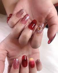 gelish mani nail extensions clic