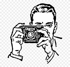 collection of camera drawing cliparts