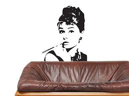 Audrey Hepburn Wall Art Vinyl Decal