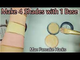 mac pancake hacks make 4 shades with