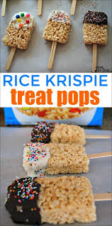 rice krispies treat pops mess for less
