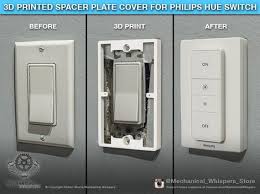 Philips Hue Dimmer Switch Plate 3d