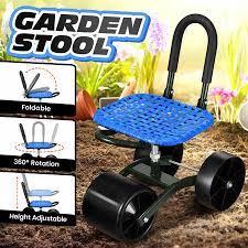Garden Stool Seat On Wheels Gardening