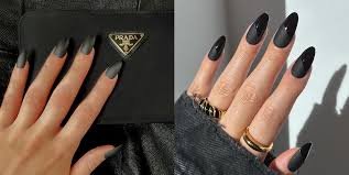 black matte nail ideas and designs for 2023