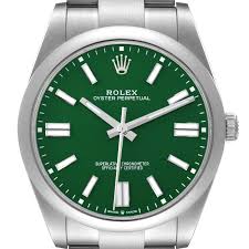 rolex oyster perpetual 41mm green dial