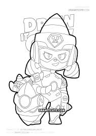 He can dole out all kinds of chill stuff. Ultra Driller Jacky Brawl Stars Coloring Page Draw It Cute Brwalstars2020 Brawlstars Brawl Brawler Brawls Star Coloring Pages Super Easy Drawings Drawings