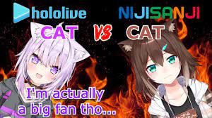 Noraneko from Nijisanji Saw Okayu as a Rival Because She's Also a Cat But  From Hololive [Eng Sub] - YouTube