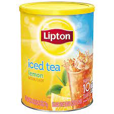 lipton natural lemon flavor iced tea
