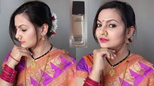 maybelline fit me foundation easy maharashtrian festival makeup tutorial alwaysprettyuseful