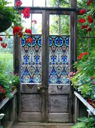 Glass Door Decoration