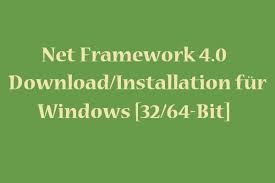 net framework 4 0 installation