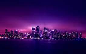 Background ville violet
