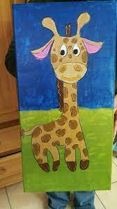 Giraffe Painting Whimsical Paintings