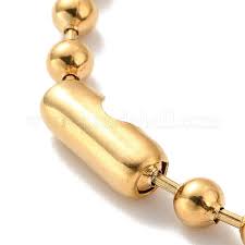 ball chain necklace bracelet set