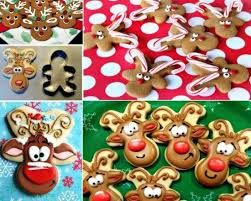 Appetizer, football food, christmas party Upsidedown Gingerbread Man Made Into Reindeers Upside Down Gingerbread Men Make Flat Laying Reindeer Or Just Cut Into Rounds And Make Reindeer Faces Decorados De Unas
