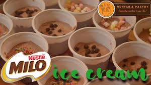 2 sdm susu dancow (1sac), 1 sdm maizena, 1/4 klg susu kental manis putih, 4 sdm gula pasir, 7 sdm milo, 1/2 sdm sp, 200 ml air, 2 bgks oreo. Milo Ice Cream How To Make Easy 3 Ingredient No Churn Ice Cream Ep 1 Ice Cream Milo Cake No Churn Ice Cream