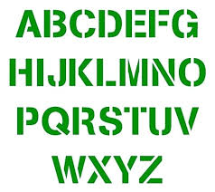 Printable Block Letter L Alphabet Stencils W Free Templates Template