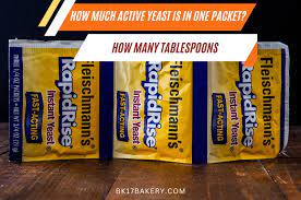 how much active yeast is in one packet