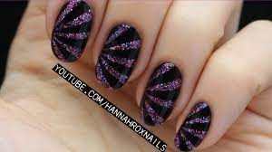 glitter starburst nails perfect for