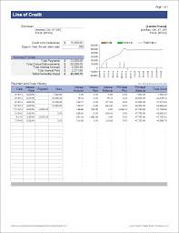 Line Of Credit Tracker For Excel